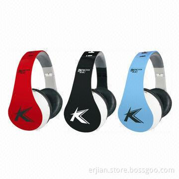 Stereo Wireless Headphones, Memory Card Slot, 3.5mm Plug, Bluetooth Optional
